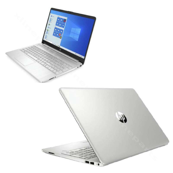 Μεταχειρισμένος φορητός υπολογιστής HP 15s-eq1xxx 15,6" FHD AMD Ryzen 5 4GB RAM 512GB SSD ασημί (Βαθμός Β)