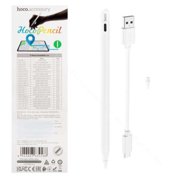 Stylus Pencil Hoco GM112 Active Version λευκό