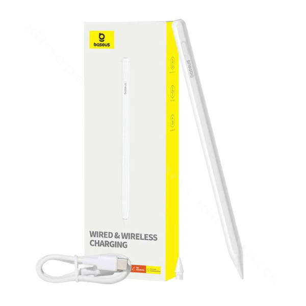 Stylus Pencil Baseus Smooth Writing Active Wireless & Wired Version white