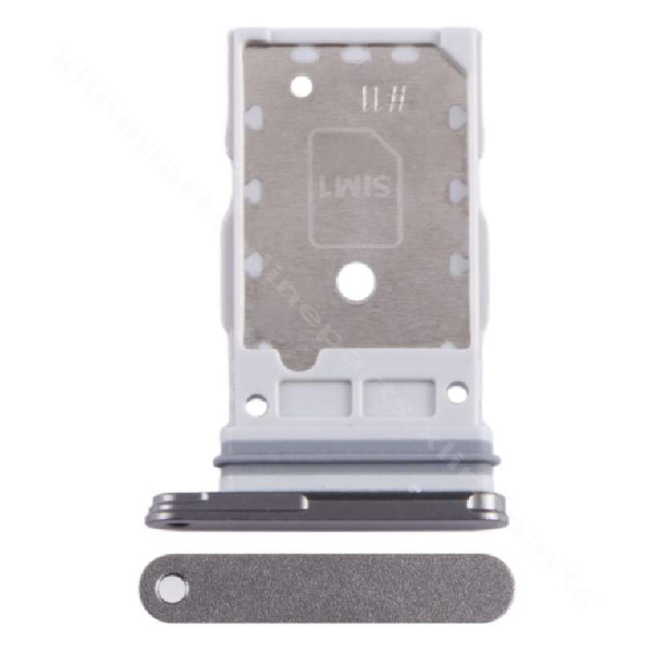 Sim Card Holder Samsung S24 Ultra S928 black (Original)