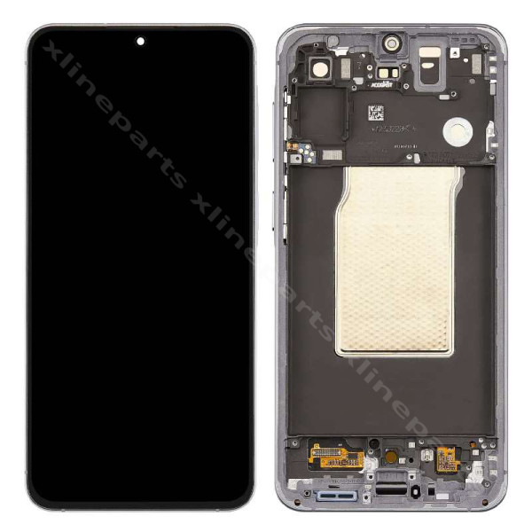 ЖК-экран в полной рамке Samsung A57 5G A576 серый (оригинал) в сборе