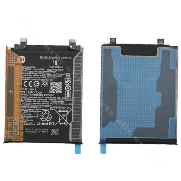 Аккумулятор Xiaomi Redmi Note 12 Pro 4G / Redmi Note 12 Pro 5G / Poco X5 Pro 5G / Poco F5 5G 5000 мАч (BP4K) (Пакет обновления)
