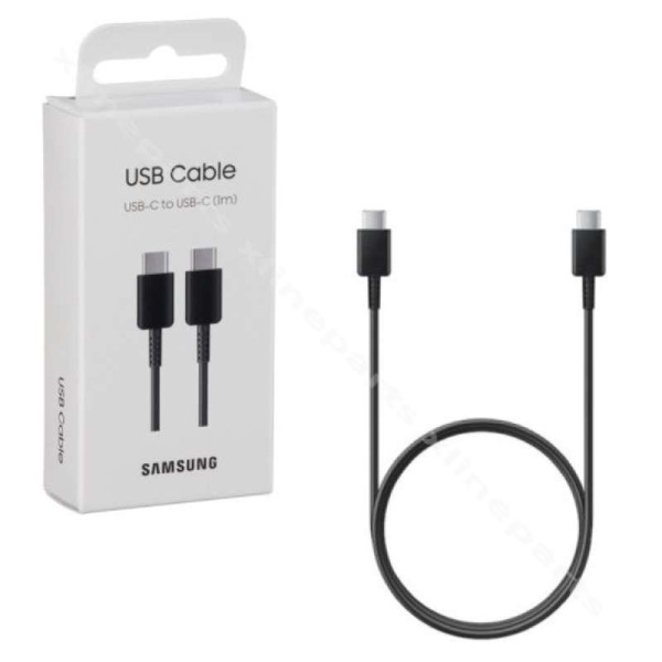 Cable USB-C to USB-C Samsung 25W 3A 1m black