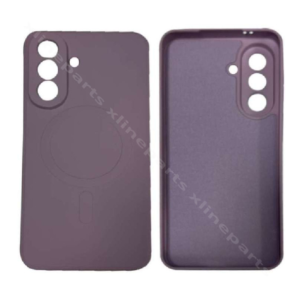 Back Case Silicone Gum Magsafe Samsung A17 4G A175 / A17 5G A176 purple