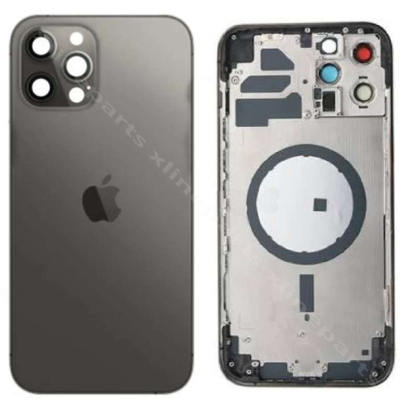 Back Battery Middle Cover Lens Apple iPhone 12 Pro graphite OEM