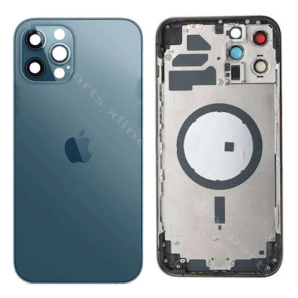 Μπαταρία πίσω μεσαίου καλύμματος φακός Apple iPhone 12 Pro Max μπλε