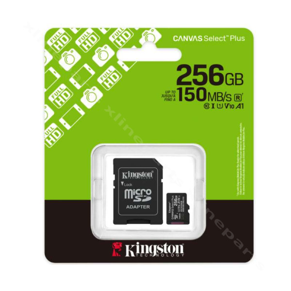 Kingston Micro SD класс 10 256 ГБ (адаптер)