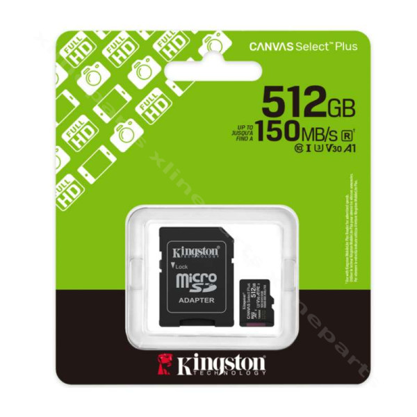 Kingston Micro SD Class 10 512GB