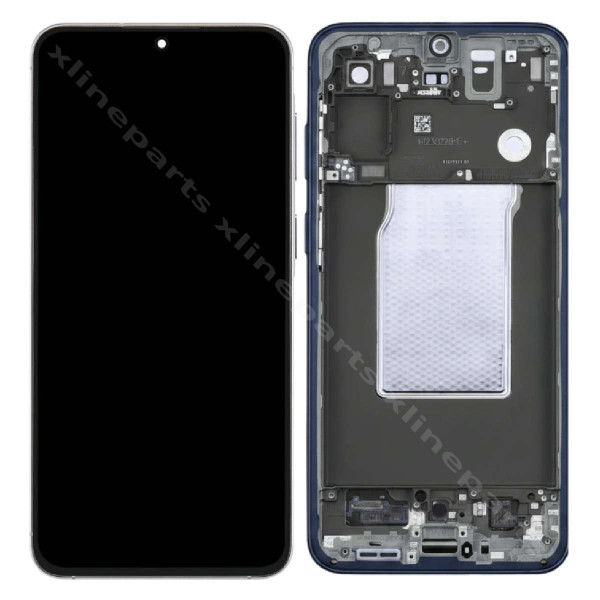 LCD Complete Frame Samsung A57 5G A576 light blue (Original) Assembled