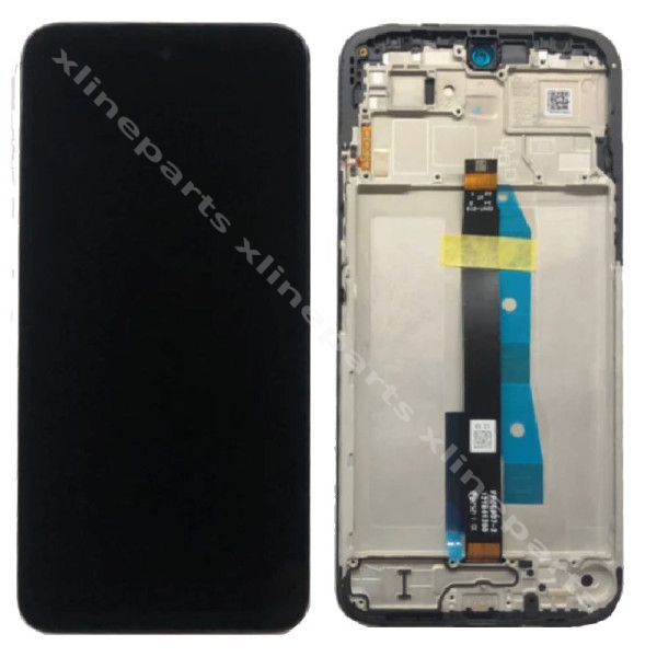 LCD Complete Frame Xiaomi Redmi 15 4G/ Poco M7 4G black (Service Pack) (Global Version)