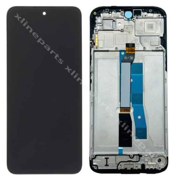 LCD Complete Frame Xiaomi Redmi 15 5G black (Service Pack) (EU Version)