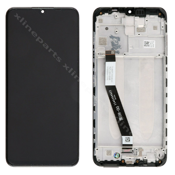 LCD Complete Frame Xiaomi Redmi 9 black (Original)
