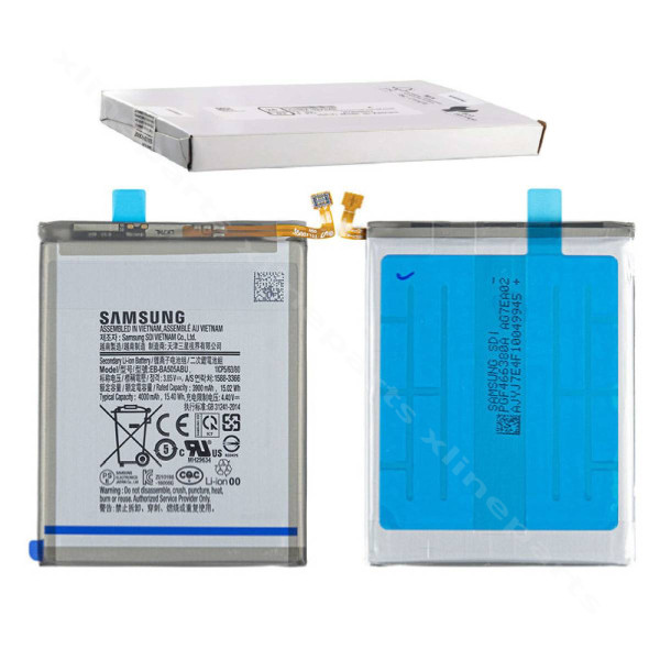 Аккумулятор Samsung A50/A30s/A30/A20 4000мАч (сервисный пакет)