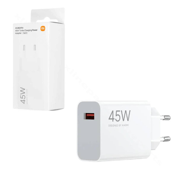 Charger USB Xiaomi BHR07SLEU 45W EU white
