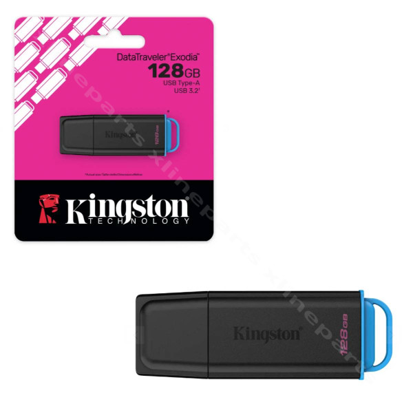 Pen Drive Kingston Exodia DTXG2 USB 3.2 128GB black blue