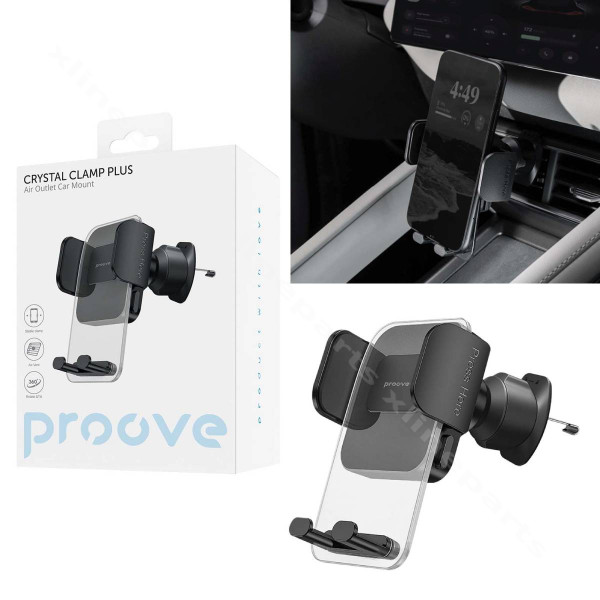 Автомобильный держатель для ключей Proove Crystal Clamp Plus Vent Universal черный