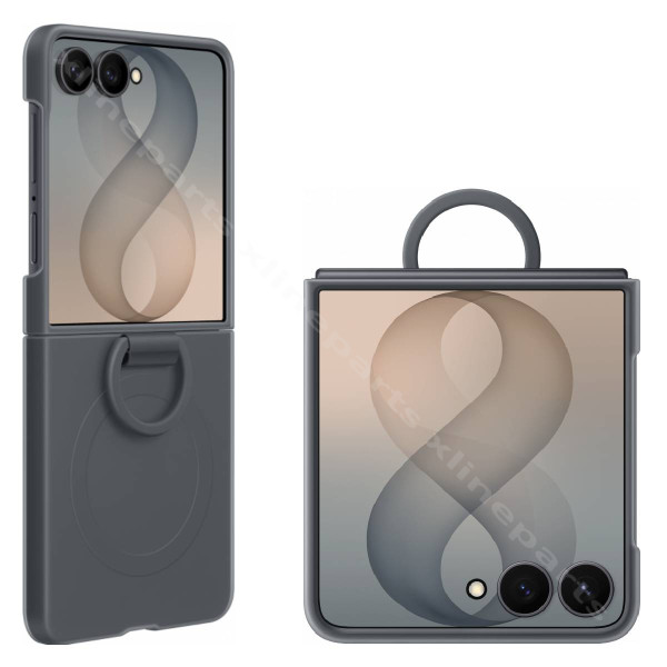 Θήκη πίσω θήκης Magsafe σιλικόνης Samsung Z Flip8 F776 μαύρο (Original)