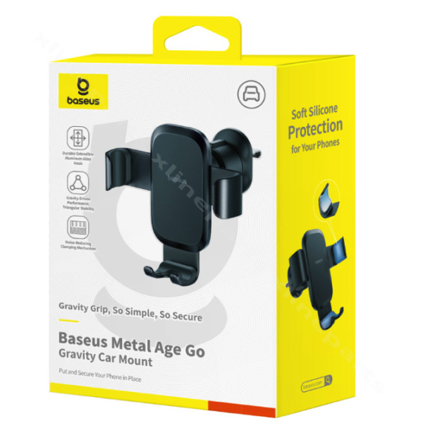 Автодержатель Baseus Metal Age Gravity Universal черный