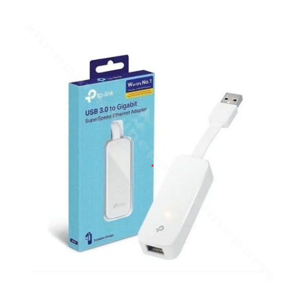 Сетевой адаптер TP-LINK USB 3.0 — Gigabit Ethernet UE300, белый.