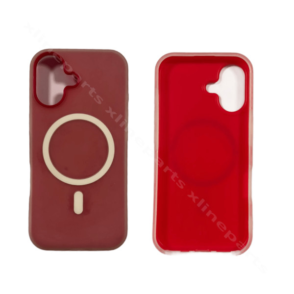 Back Case Magsafe Silicone Complete Apple iPhone 17 Pink