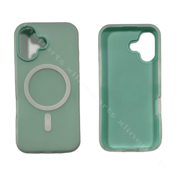 Back Case Magsafe Silicone Complete Apple iPhone 17 mint green