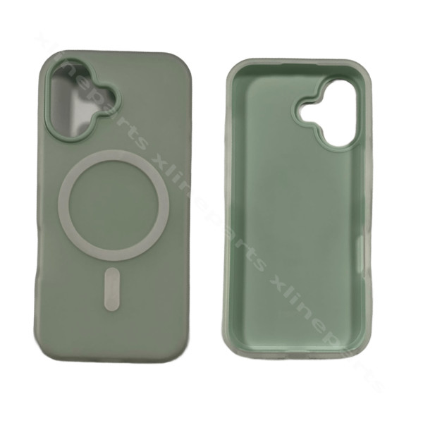 Back Case Magsafe Silicone Complete Apple iPhone 17 sage green