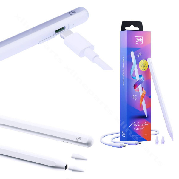 Стилус-карандаш 3MK Wonder Active Version, белый