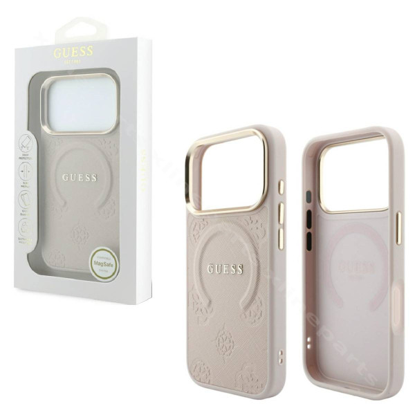 Back Case Magsafe Guess Saffiano Apple iPhone 17 Pro Max / 18 Pro Max pink
