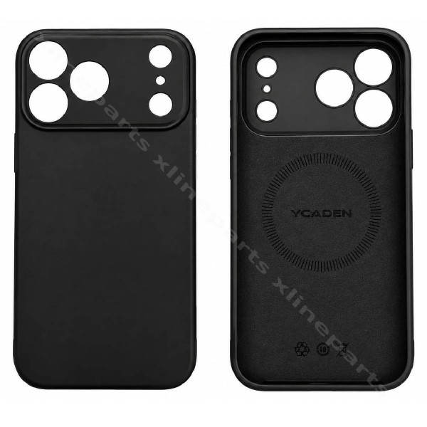 Back Case Magsafe Silicone Complete Ycaden Apple iPhone 17 Pro / 18 Pro black