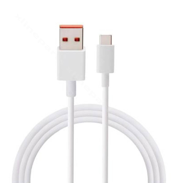 Cable USB to USB-C Xiaomi BHR6032GL 120W 6A 1m white bulk