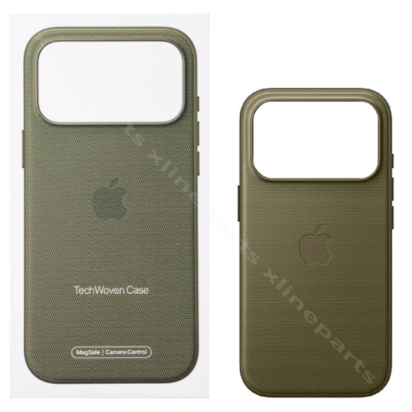 Задний чехол TechWoven MagSafe для Apple iPhone 17 Pro / 18 Pro, оливковый (оригинальный)