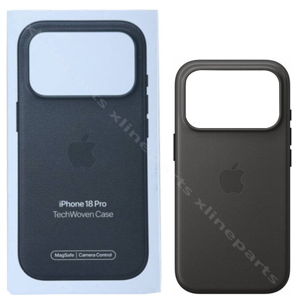 Задний чехол TechWoven MagSafe для Apple iPhone 17 Pro / 18 Pro, черный (оригинальный)