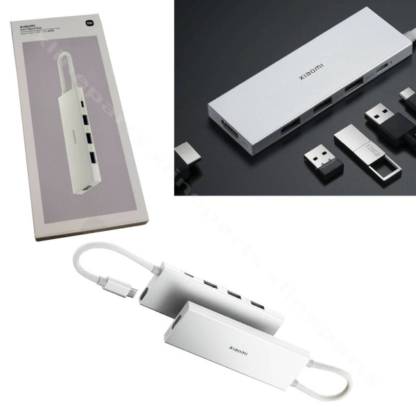 Σταθμός σύνδεσης προσαρμογέα USB-C Xiaomi BHR8904GL λευκό