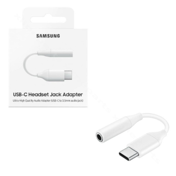 Adapter USB-C Male to 3.5mm Female Samsung white