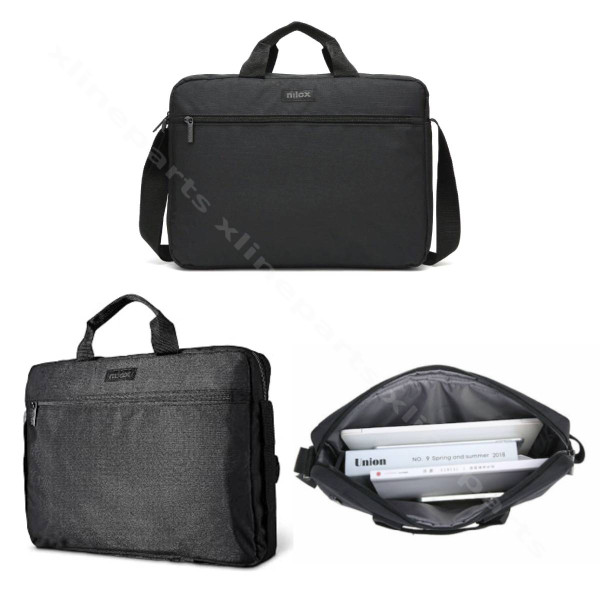 Laptop Bag Nilox 15.6" with External Pocket black