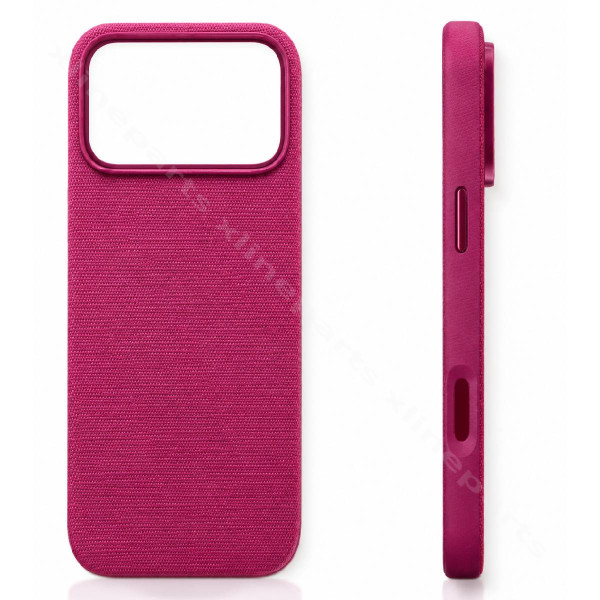 Back Case Magsafe TechWoven Apple iPhone 17 Pro / 18 Pro burgundy
