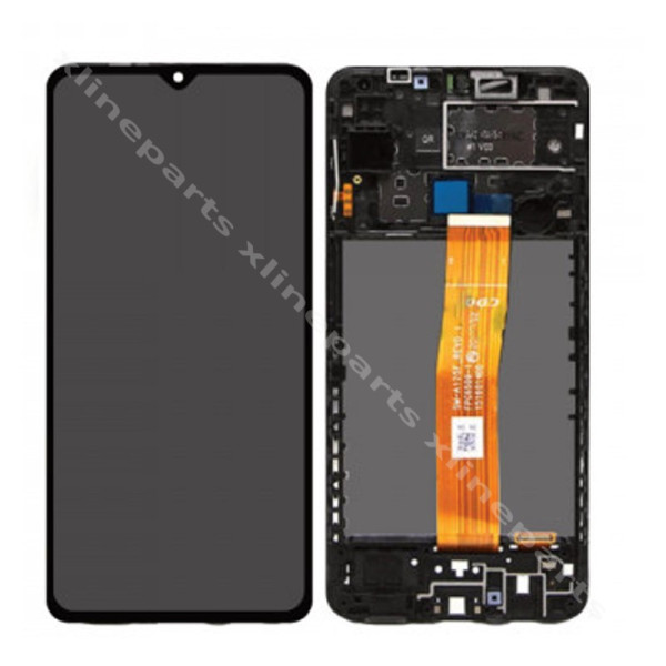 Οθόνη Samsung A12 A127 μαύρο OEM